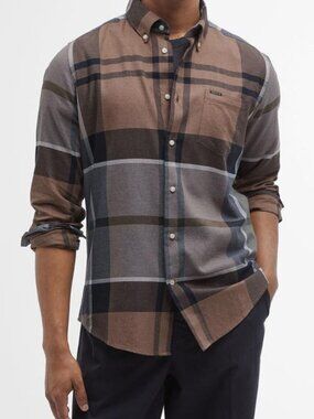 Barbour Dunoon Plaid Long Sleeve Tailored Fit Button Down Shirt